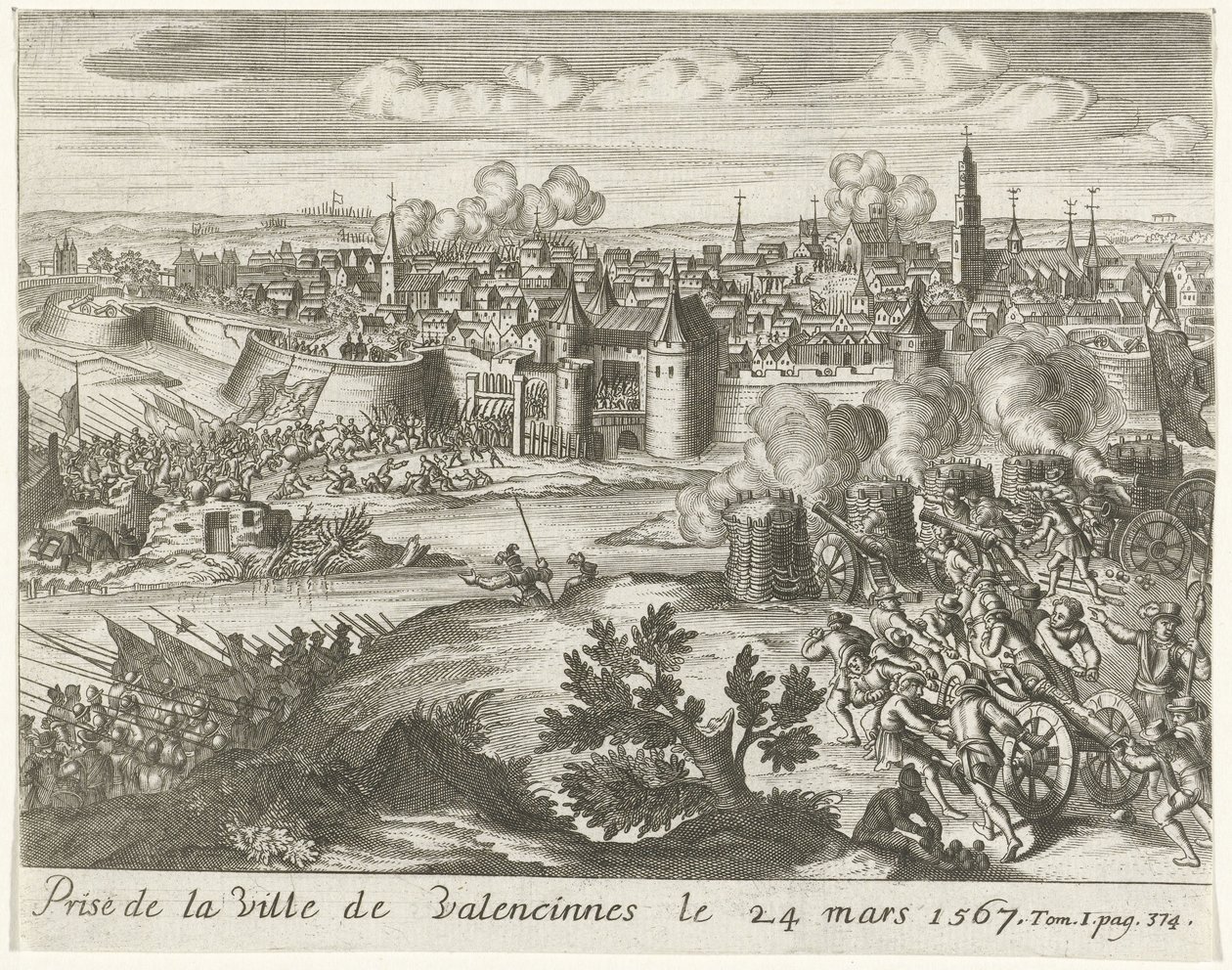 Siege of Valenciennes, 1567 by Anonymous