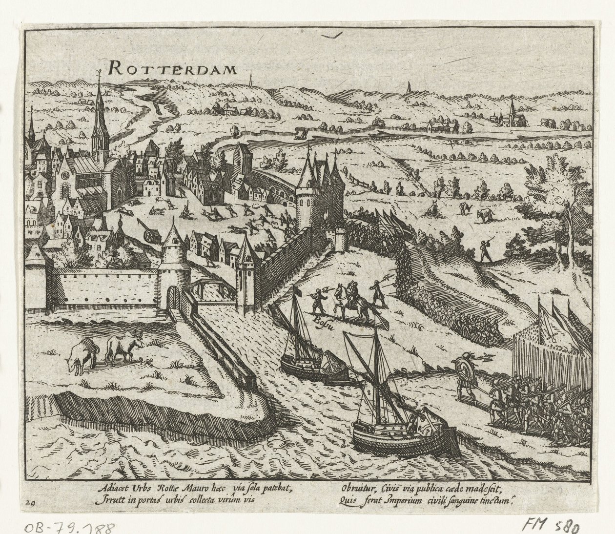 Bossu Enters Rotterdam, 1572 by Anonymous