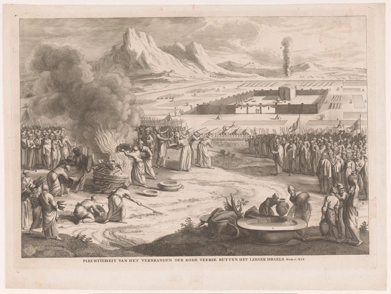 Burnt Offering by the Israelites by Anonymous