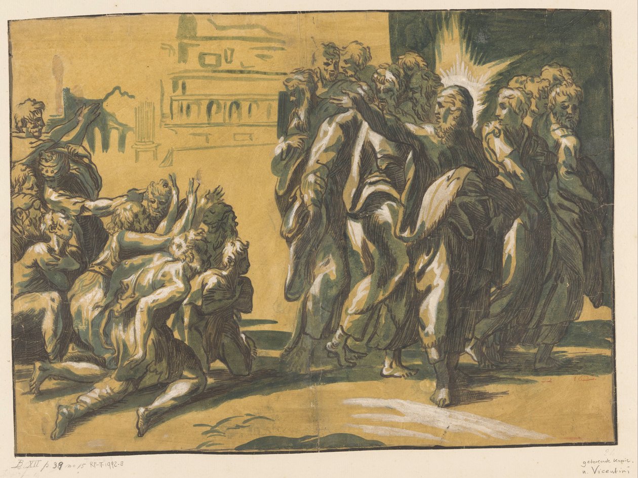 Christ Healing the Lepers by Anonymous