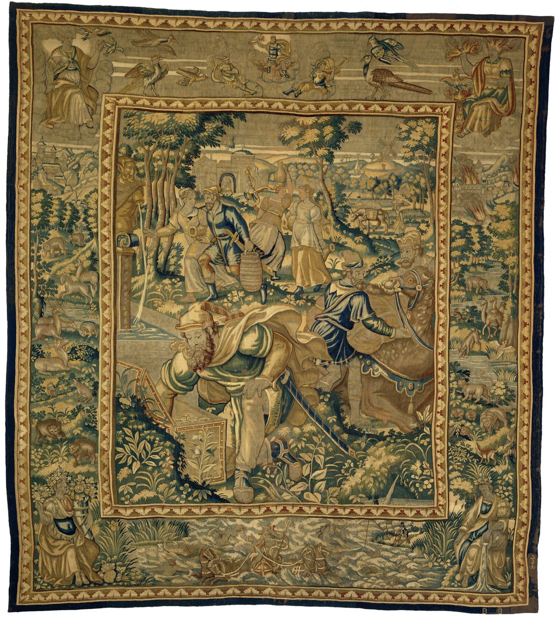 The Arrival of Eliezer at the Well by Anonymous