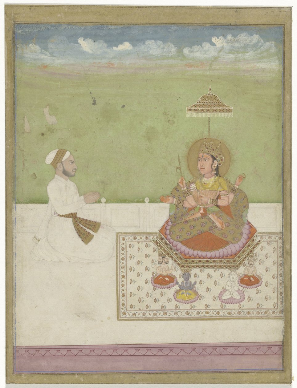 The Goddess Tripurasundari by Anonymous
