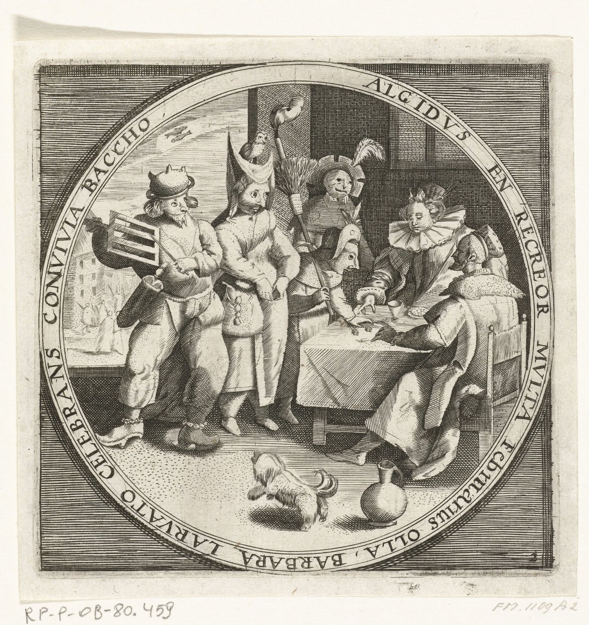 February, Carnival, ca. 1600 from The Twelve Months of the Year Depicted in Scenes from Folk Life (series title) by Anonymous
