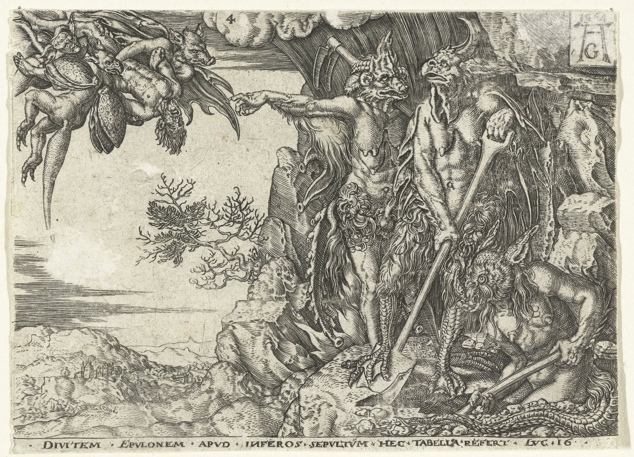 The Rich Man Led to Hell by Devils (series title) by Anonymous