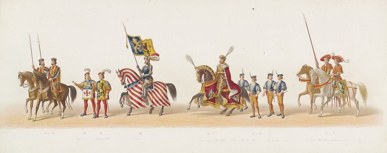Delft Parade of 1873 (fifth plate) by Anonymous