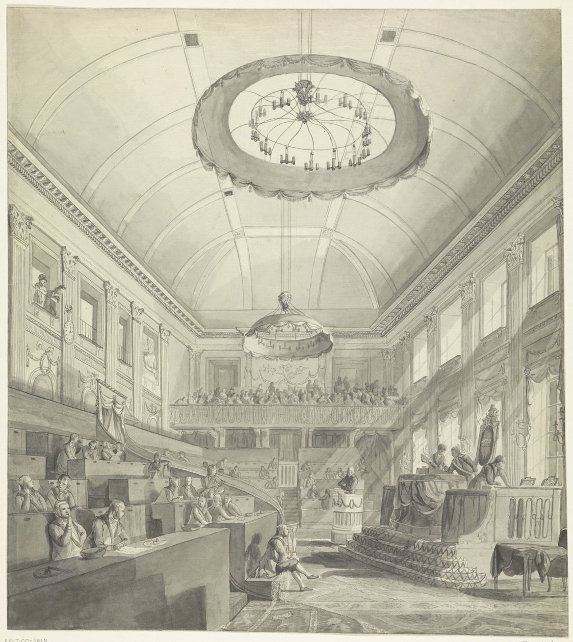 First National Assembly in The Hague, 1796 by Anonymous