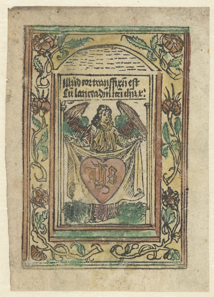 Angel with Sacred Heart by Anonymous