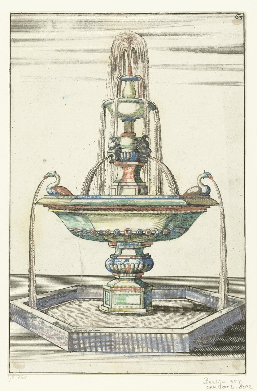 Fountain Consisting of Three Basins by Anonymous