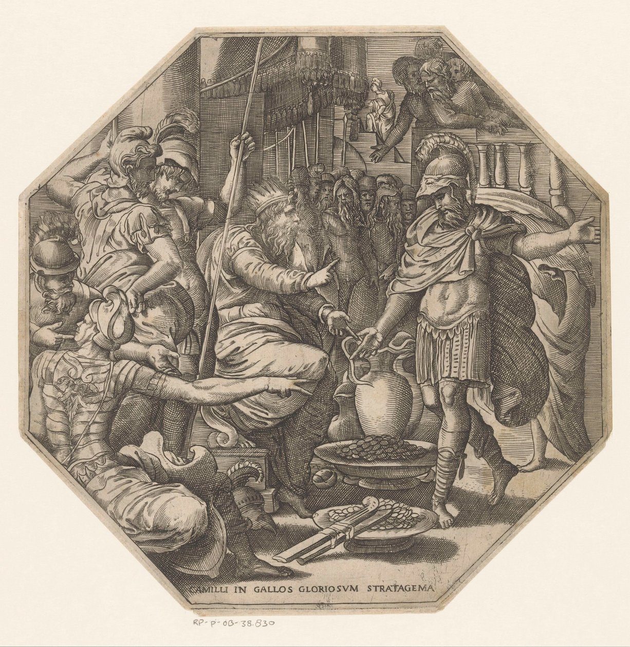 Furius Camillus Before a King by Anonymous