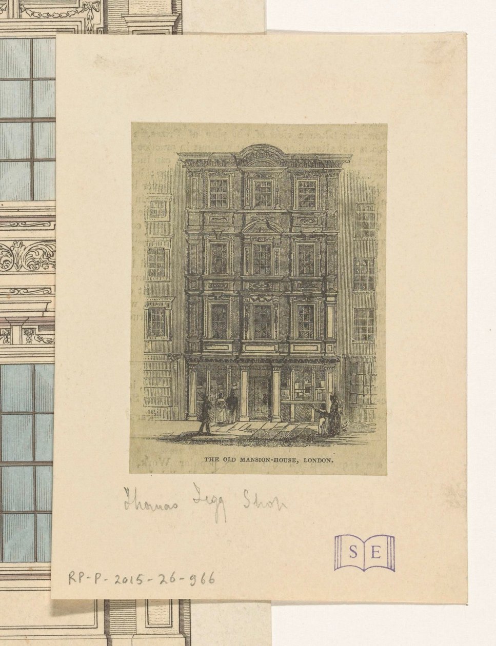 Facade of Thomas Tegg