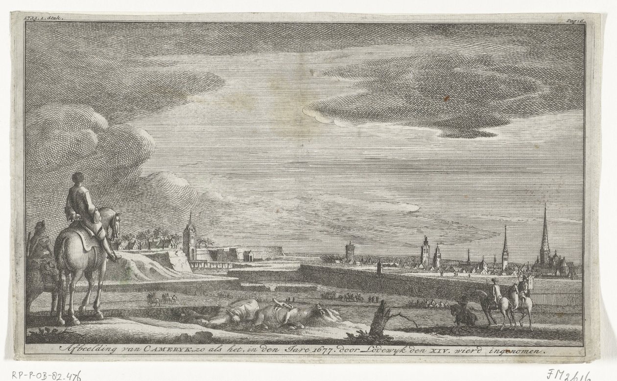 View of Cambrai, 1677 by Anonymous