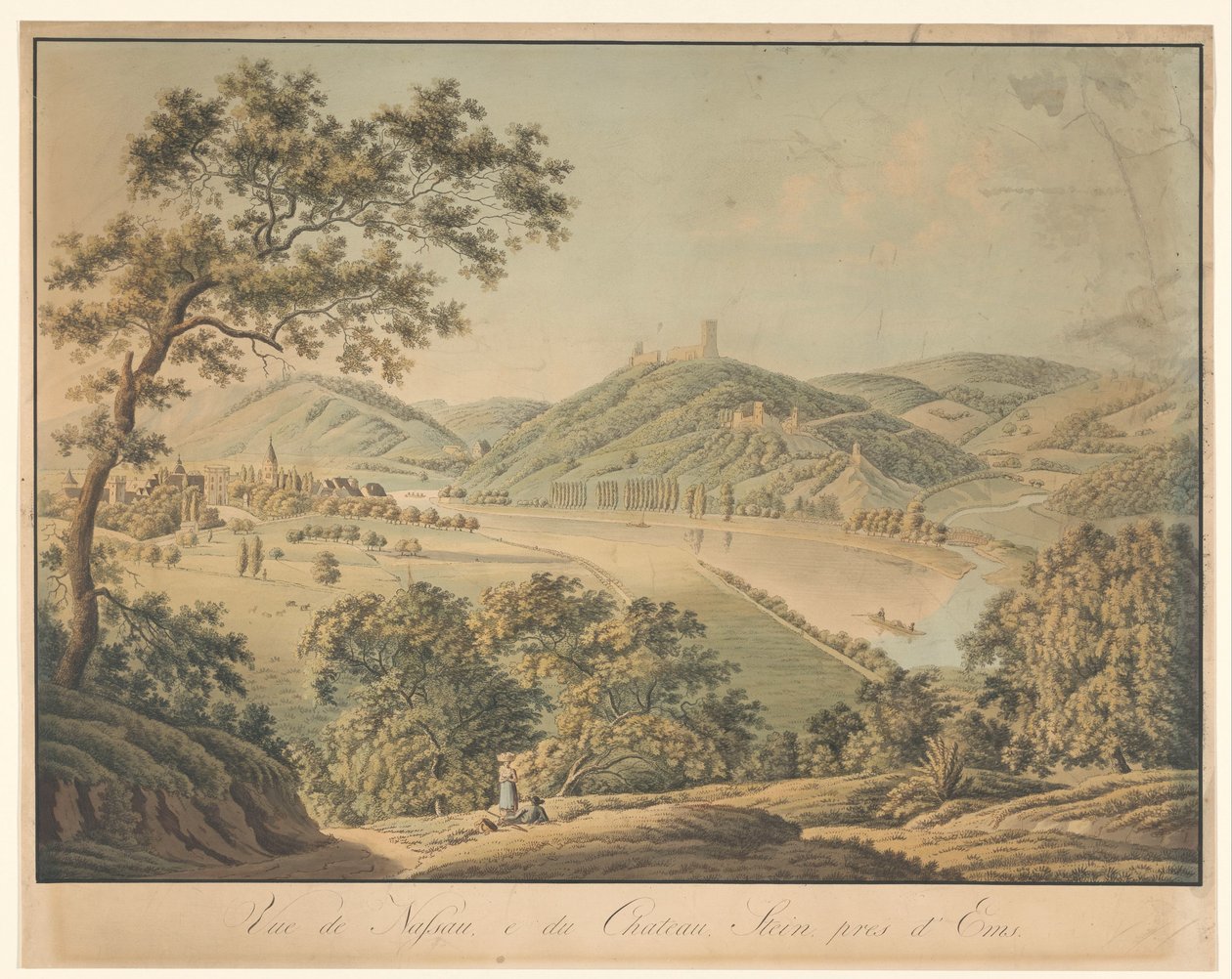View of Nassau and Castle Stein by Anonymous