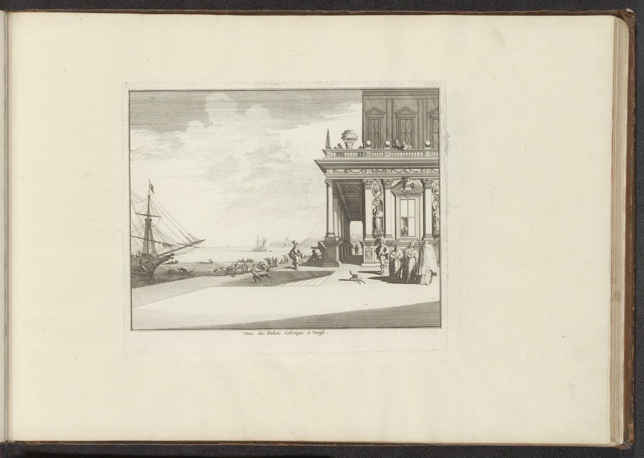 View of Palazzo Colinga in Venice by Anonymous