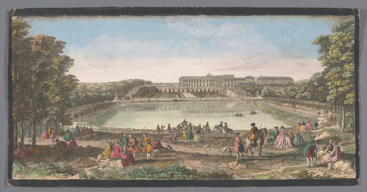 View of the Orangery of the Palace of Versailles by Anonymous