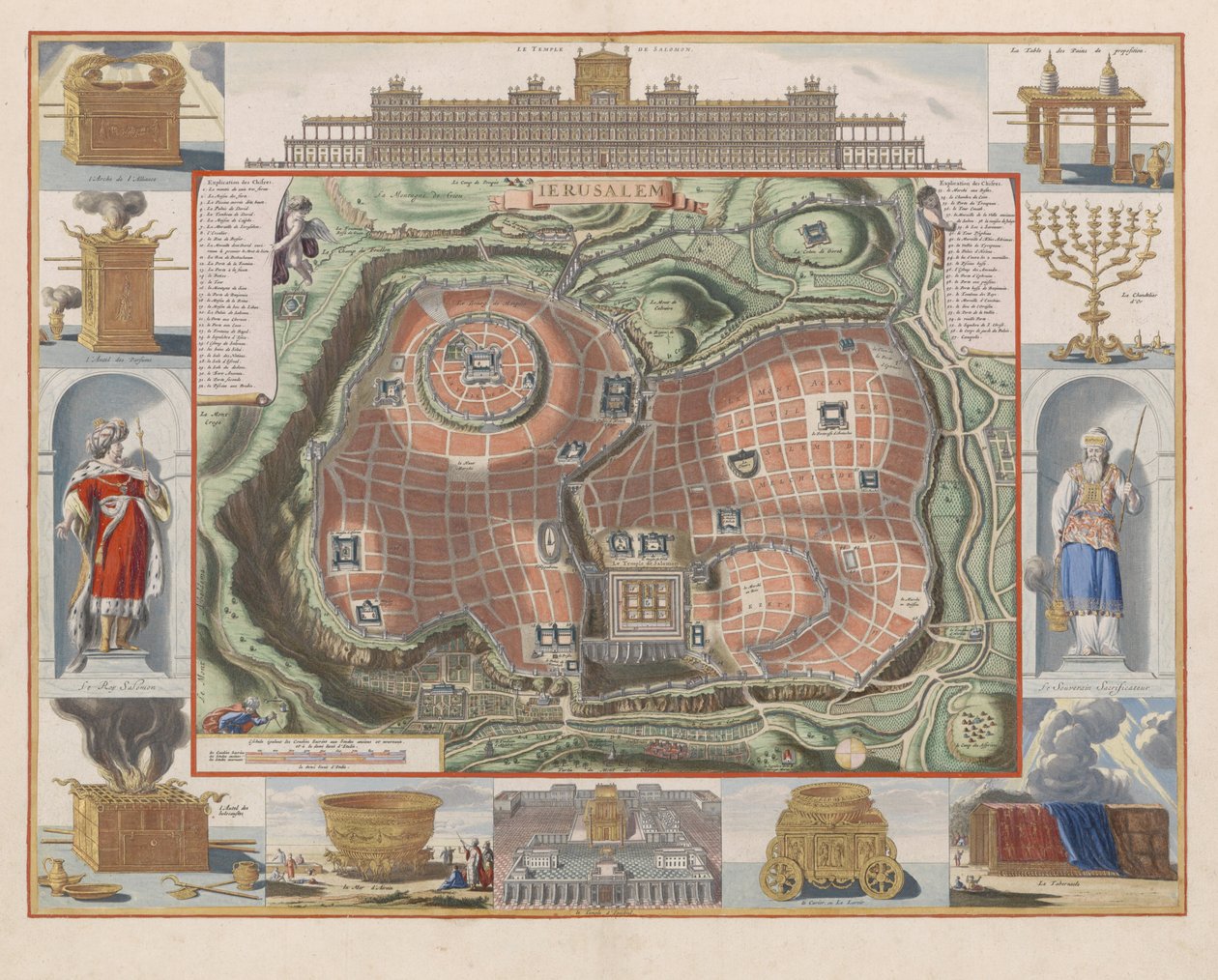 View of the Temple Mount in Jerusalem from the East by Anonymous