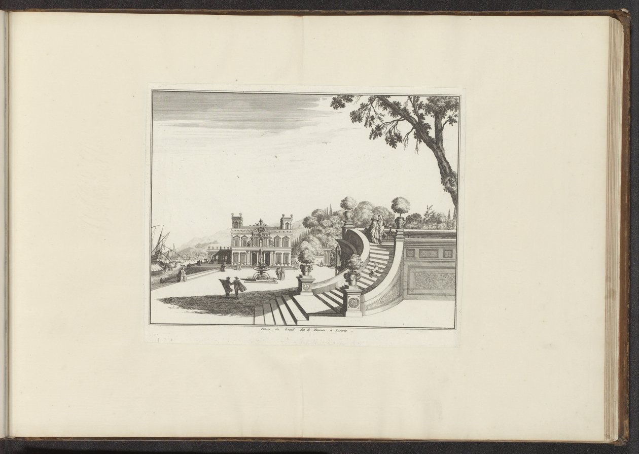 View of a Palace in Livorno by Anonymous