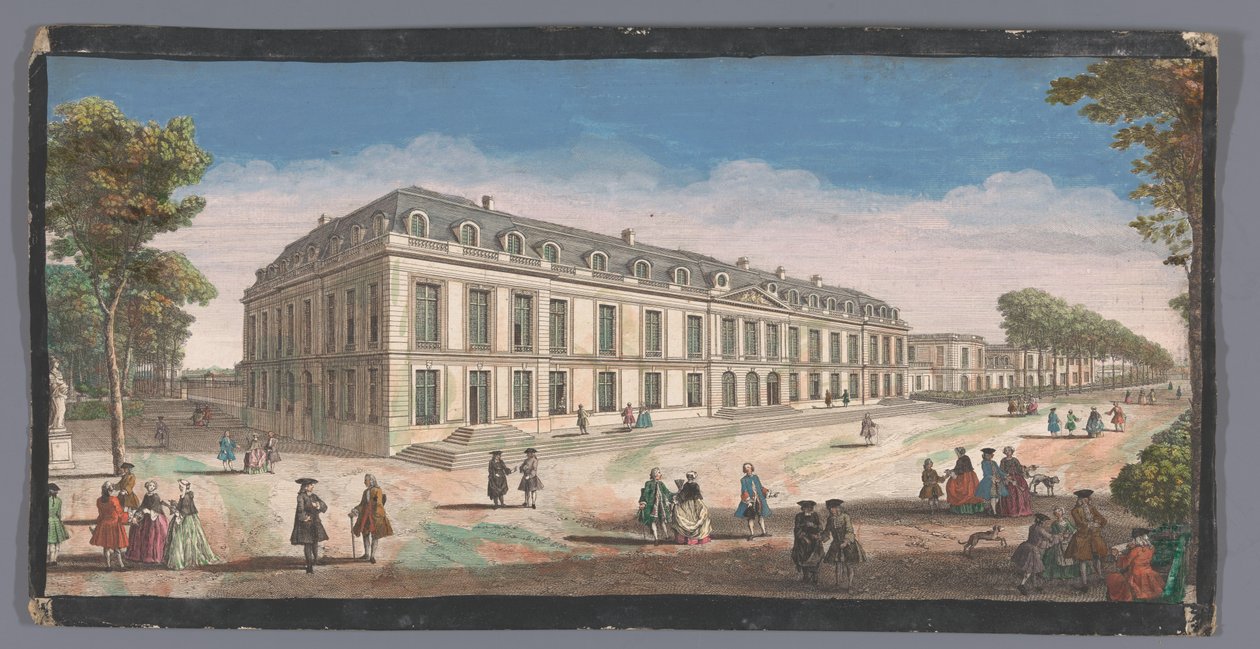View of the Château de Choisy from the Garden by Anonymous
