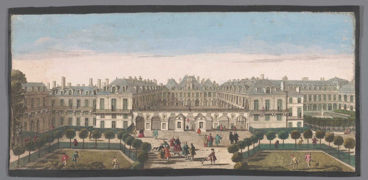 View of the Palais Royal in Paris by Anonymous