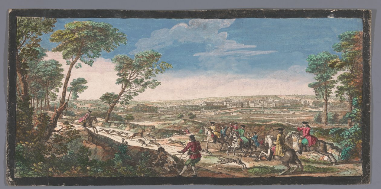 View of the Palais de Fontainebleau by Anonymous