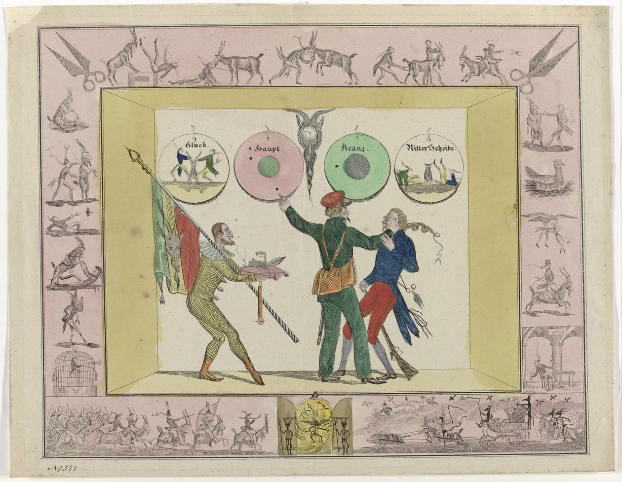 Glück, Haupt, Krans, Ritter Scheibe, No. 577 by Anonymous