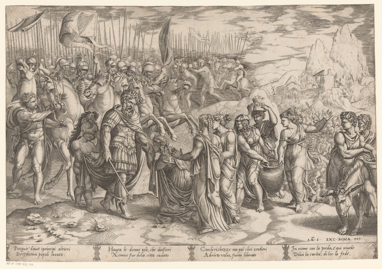 The Offering of Abigail by Anonymous