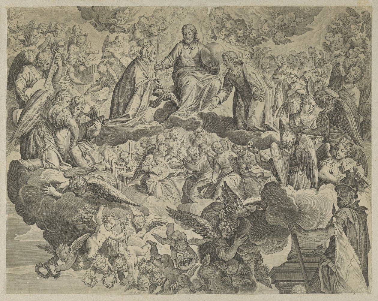 The Martyrdom of Saint Justina of Padua (upper half) by Anonymous