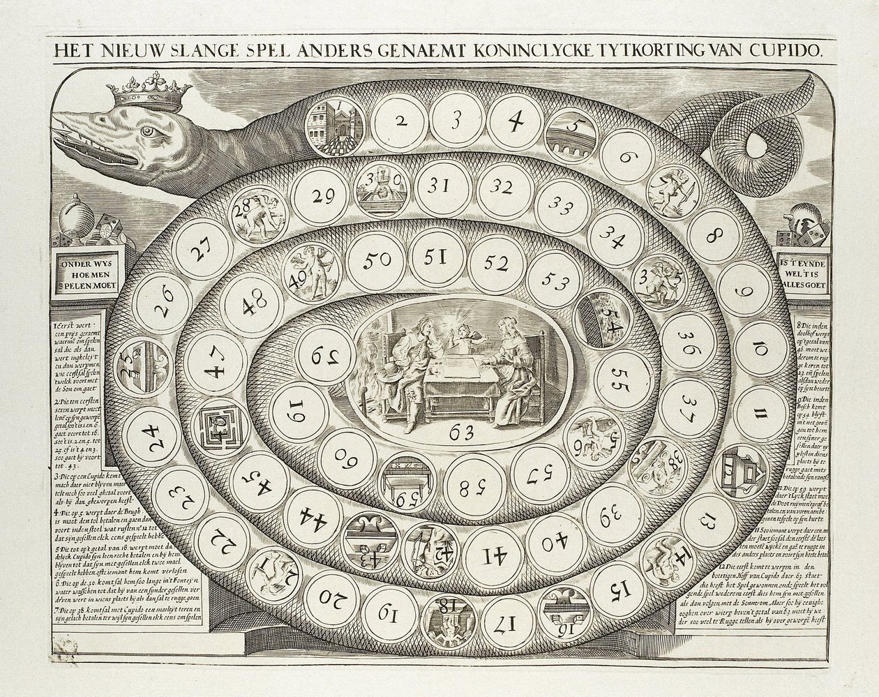 The New Snake Game Also Called Royal Pastime of Cupid by Anonymous