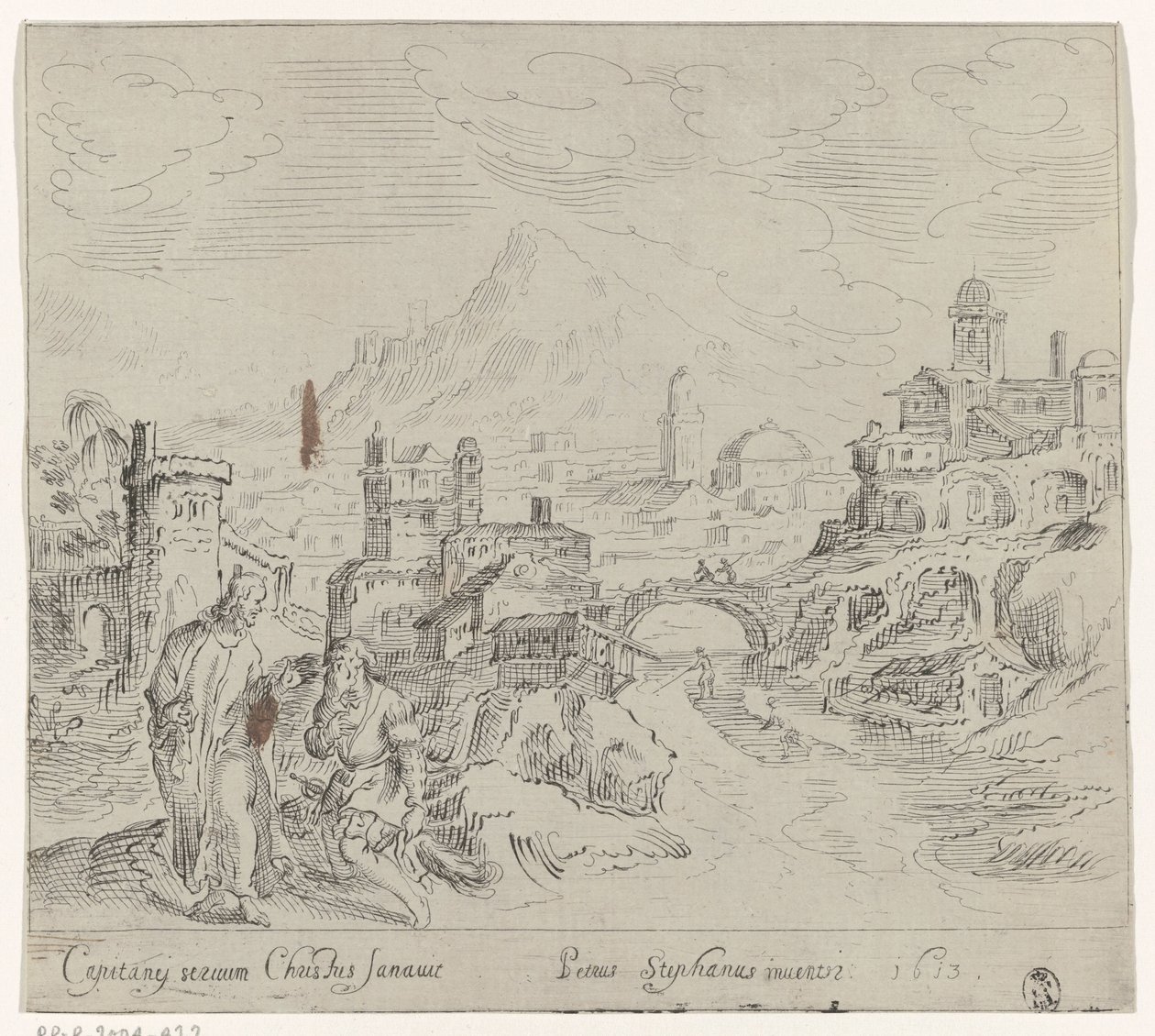 Centurion of Capernaum Begging Christ for Help by Anonymous