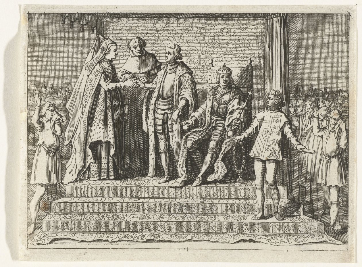Marriage of Jacoba of Bavaria and Frank van Borselen, 1434 by Anonymous