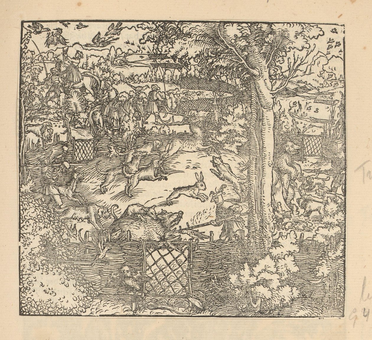 Hunting Boars and Rabbits in the Hedges by Anonymous