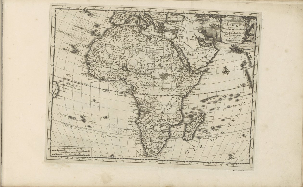 Map of Africa by Anonymous