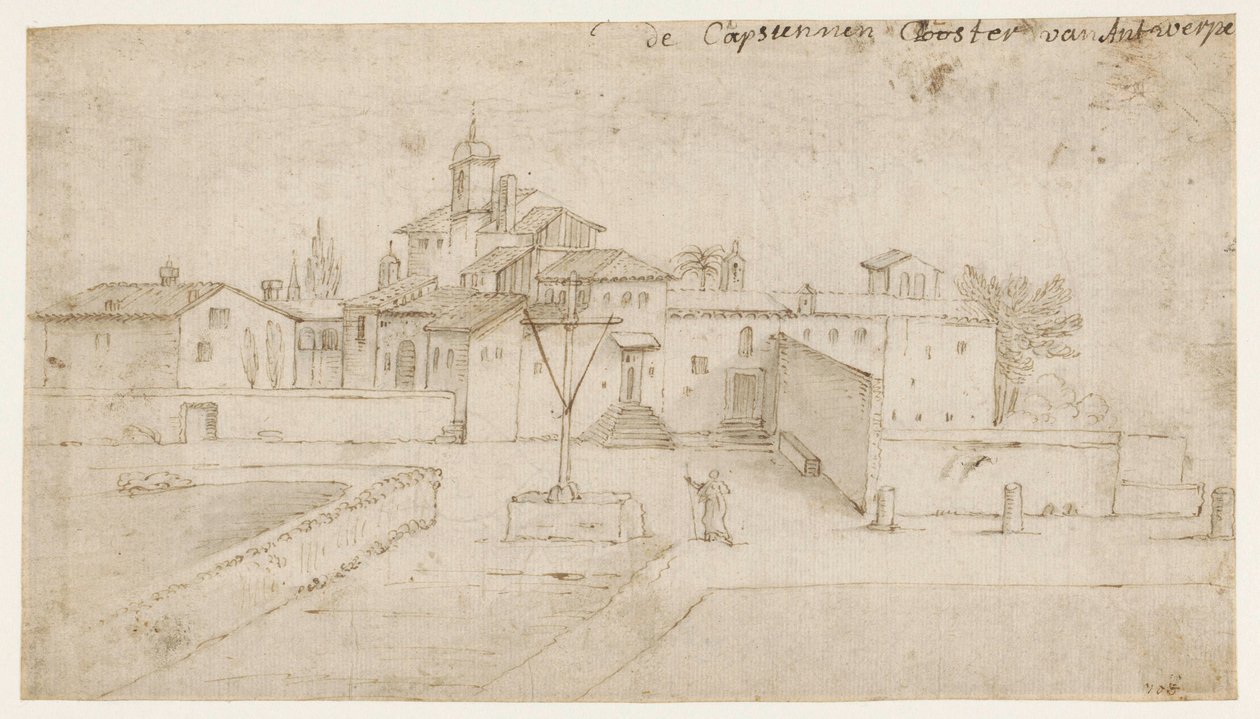 Capuchin Monastery in Antwerp (?) by Anonymous