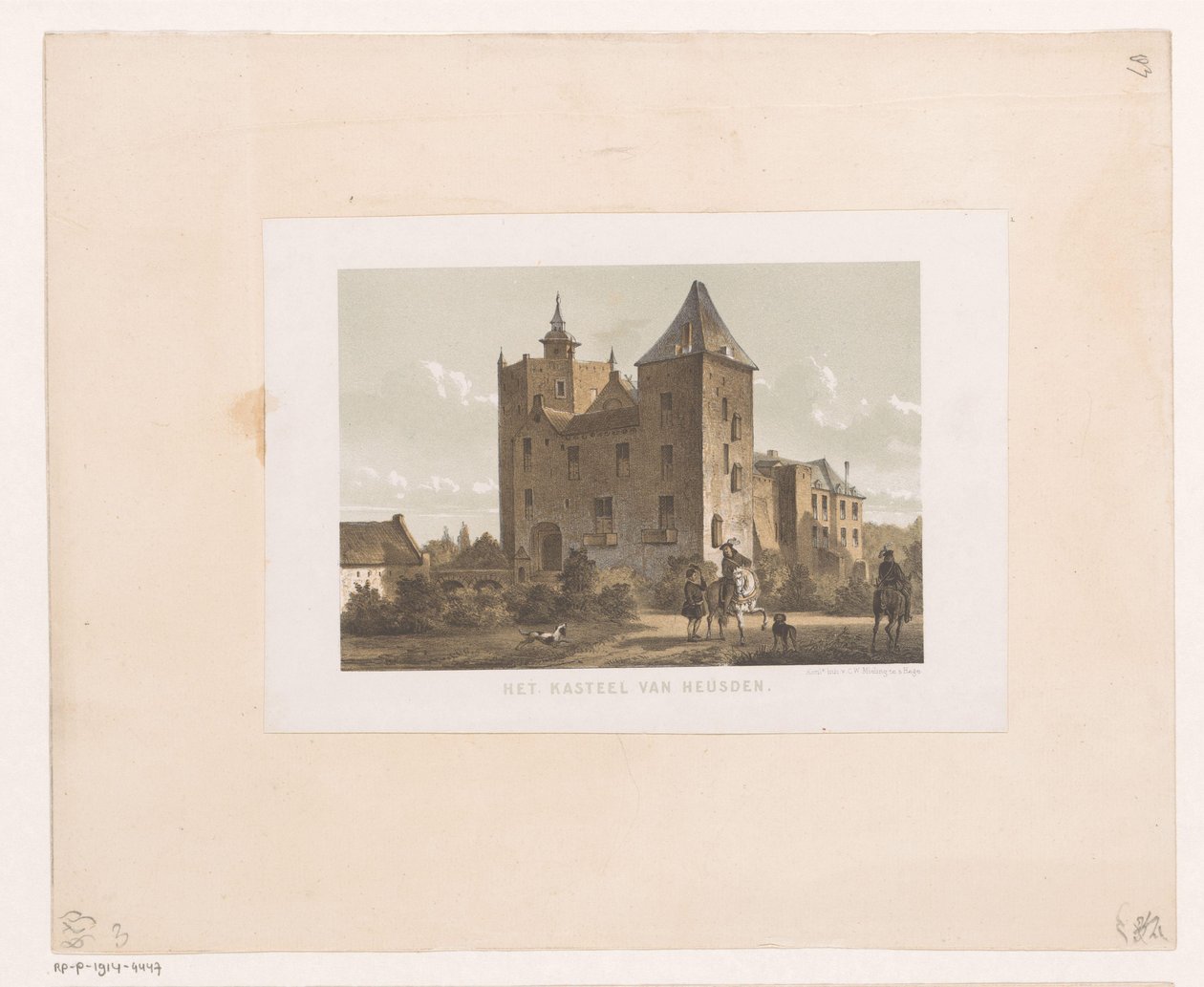Castle Heusden by Anonymous