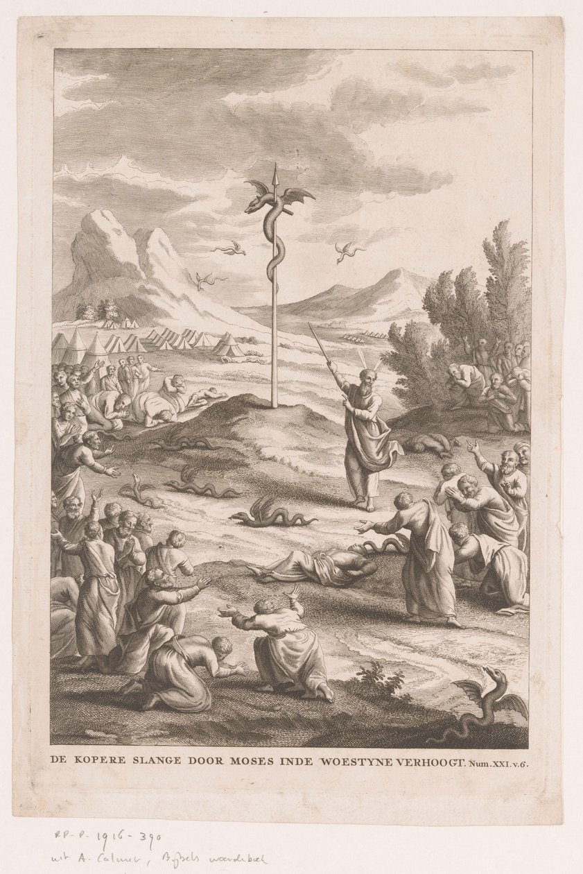 Brazen Serpent in the Wilderness by Anonymous