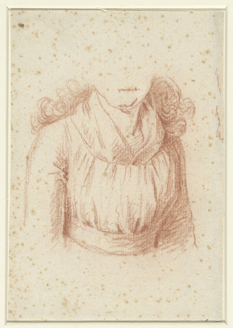 Costume Study for a Portrait of Madame Molet by Anonymous