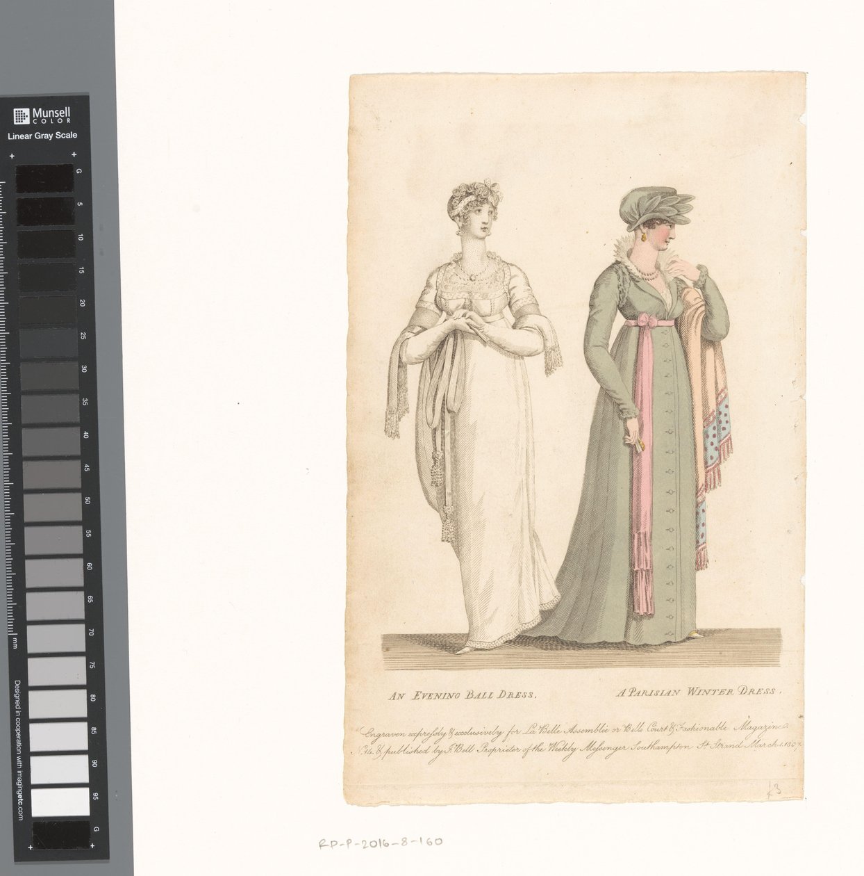 An Evening Ball Dress / A Parisian Winter Dress by Anonymous