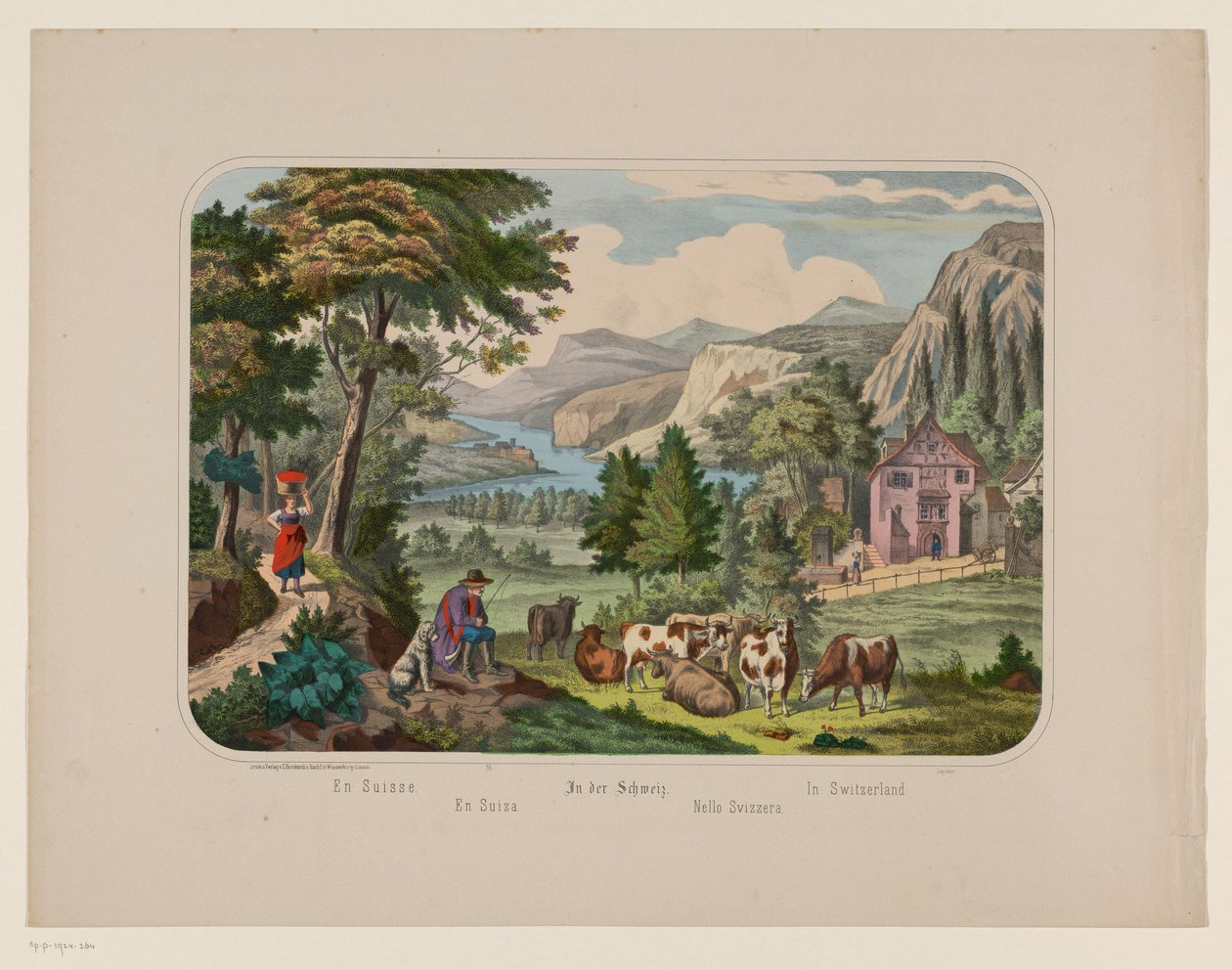 Landscape in Switzerland by Anonymous