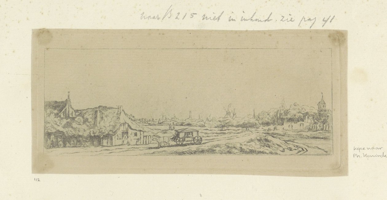 Landscape with a Carriage by Anonymous