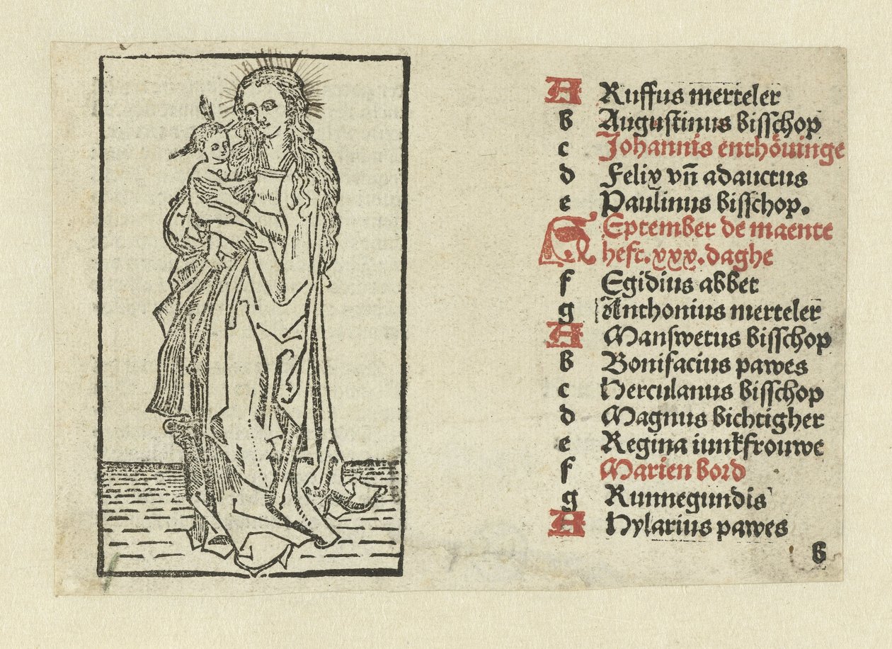 Madonna and Child by Anonymous