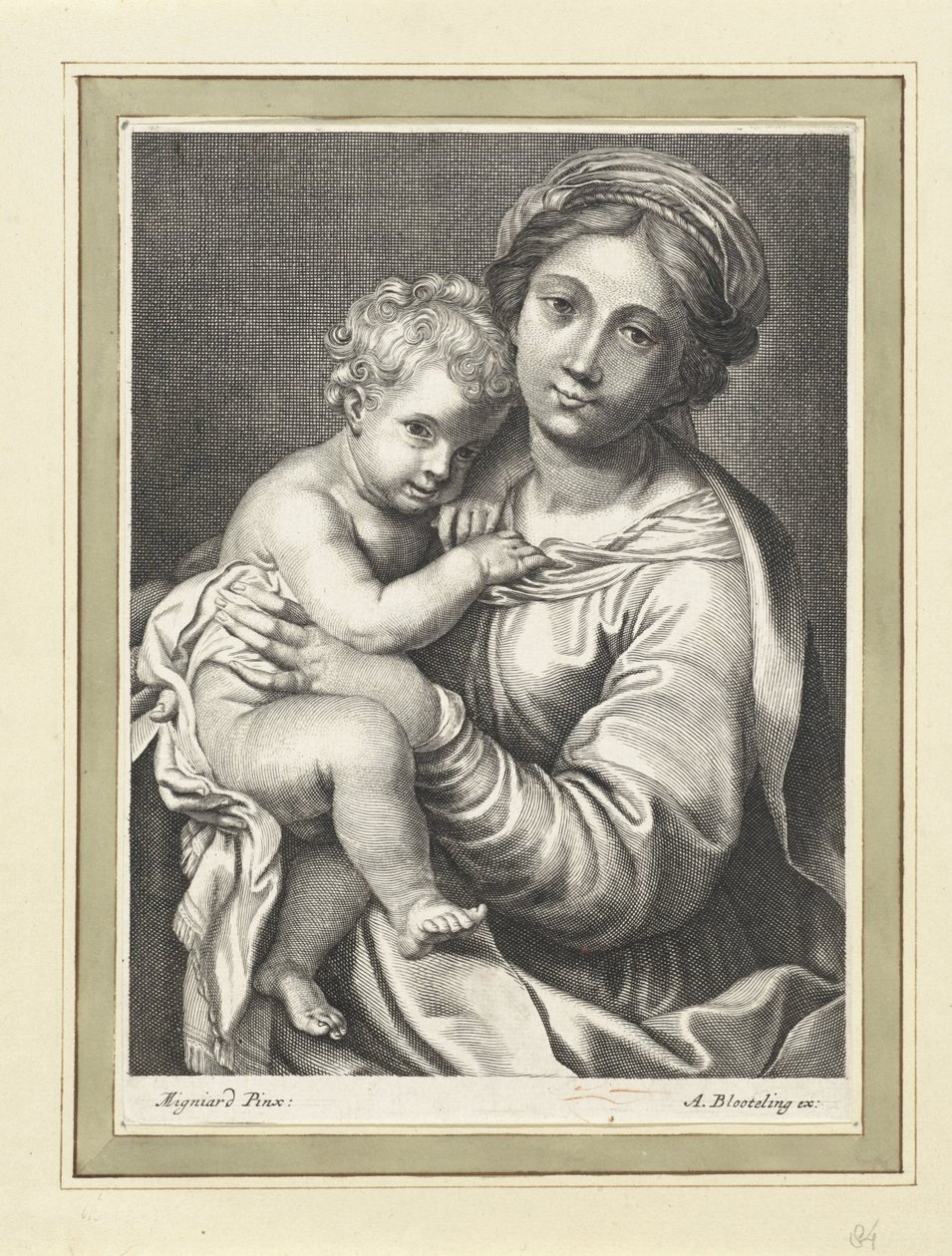 Mary with Child by Anonymous