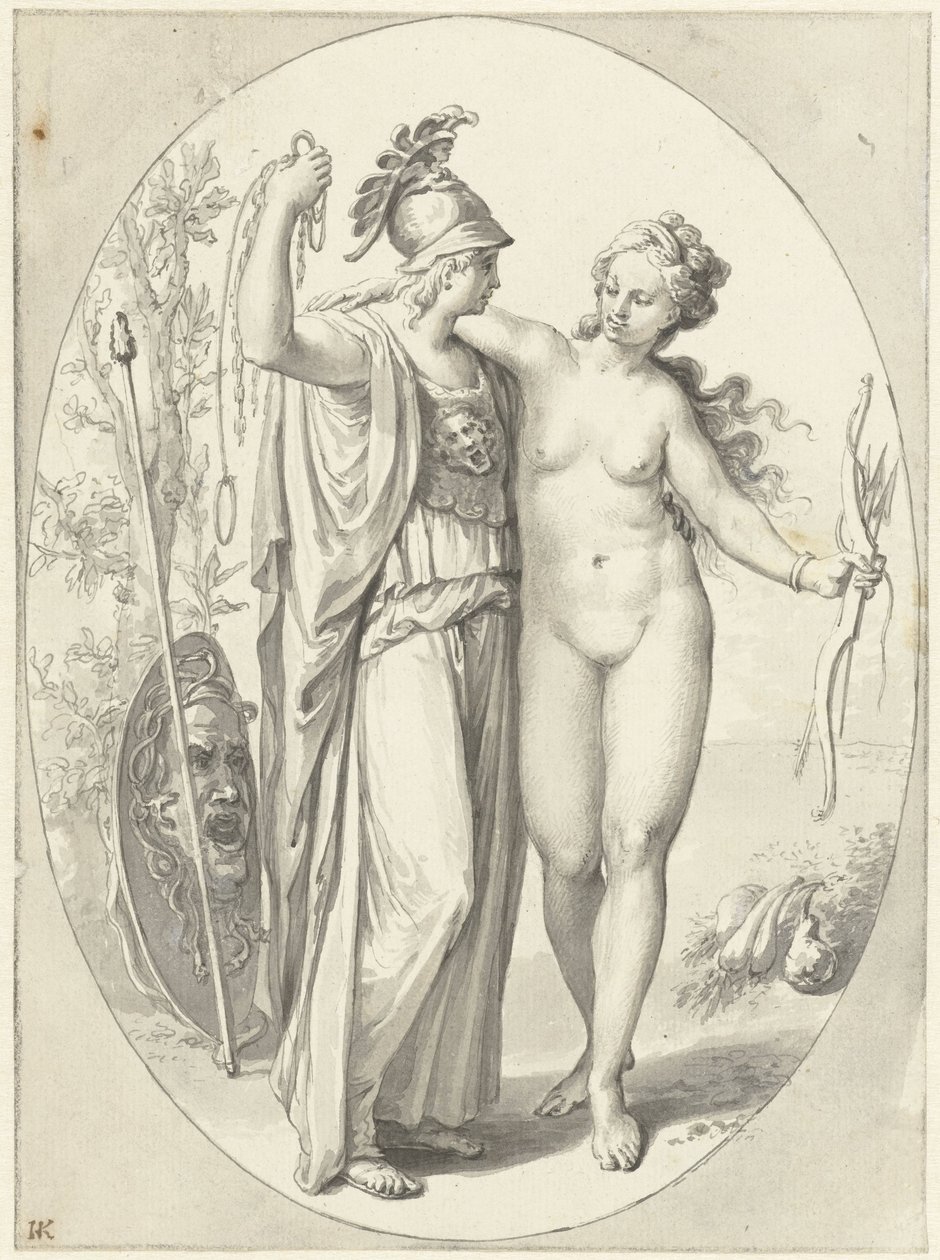 Minerva and Venus by Anonymous
