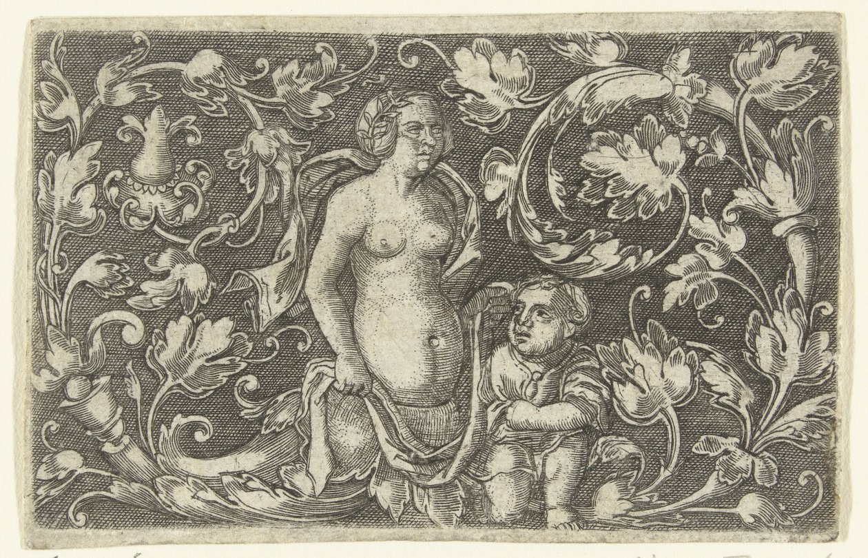 Naked upper body of a woman by Anonymous