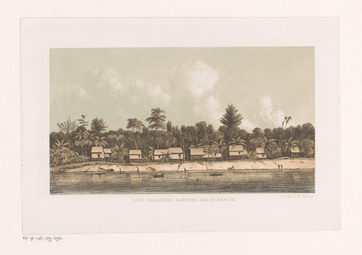 Settlement on the Barito by Anonymous