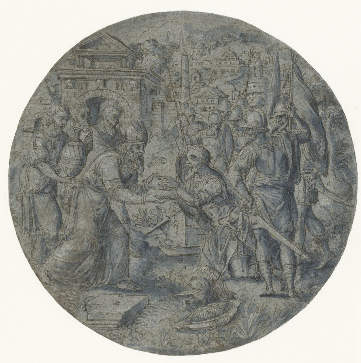 Meeting of Abraham and Melchizedek by Anonymous