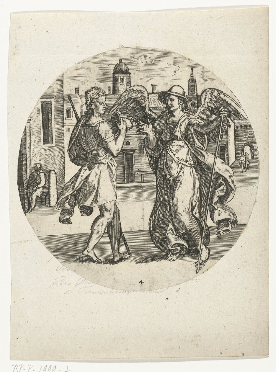 Meeting of Tobias and Angel Raphael (Story of Tobias) by Anonymous
