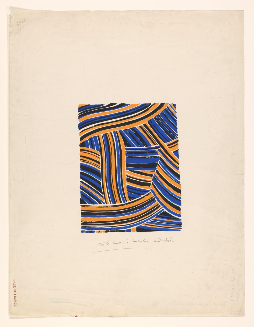 Design for a Silk Fabric by Anonymous