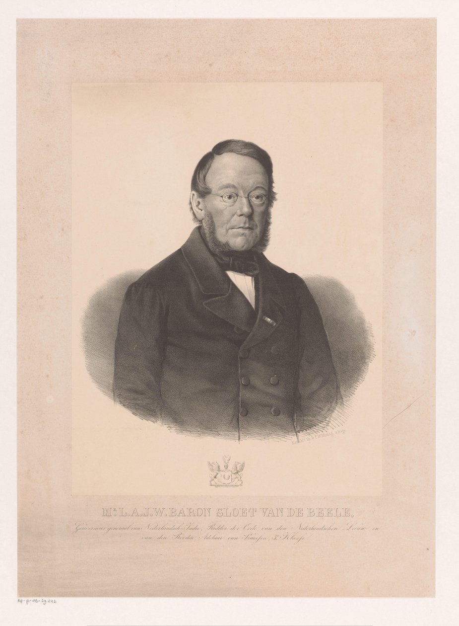 Portrait of Ludolph Anne Jan Wilt Sloet van de Beele by Anonymous