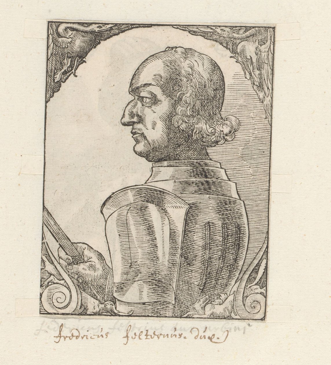 Portrait of Federico da Montefeltro by Anonymous