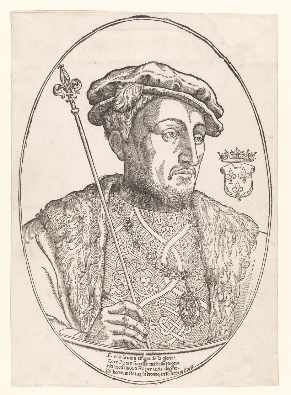 Portrait of Henry II, King of France by Anonymous