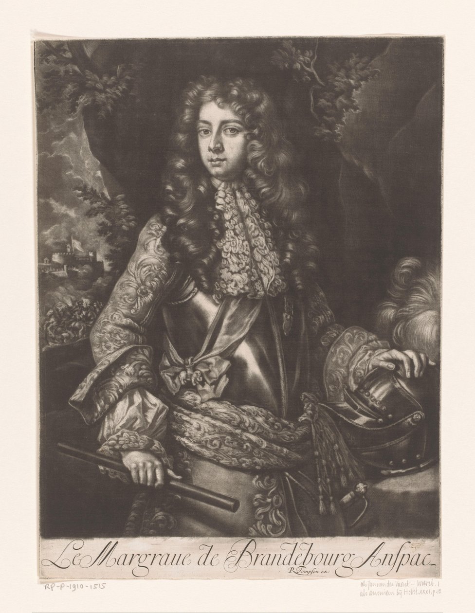 Portrait of John Frederick of Brandenburg-Ansbach by Anonymous